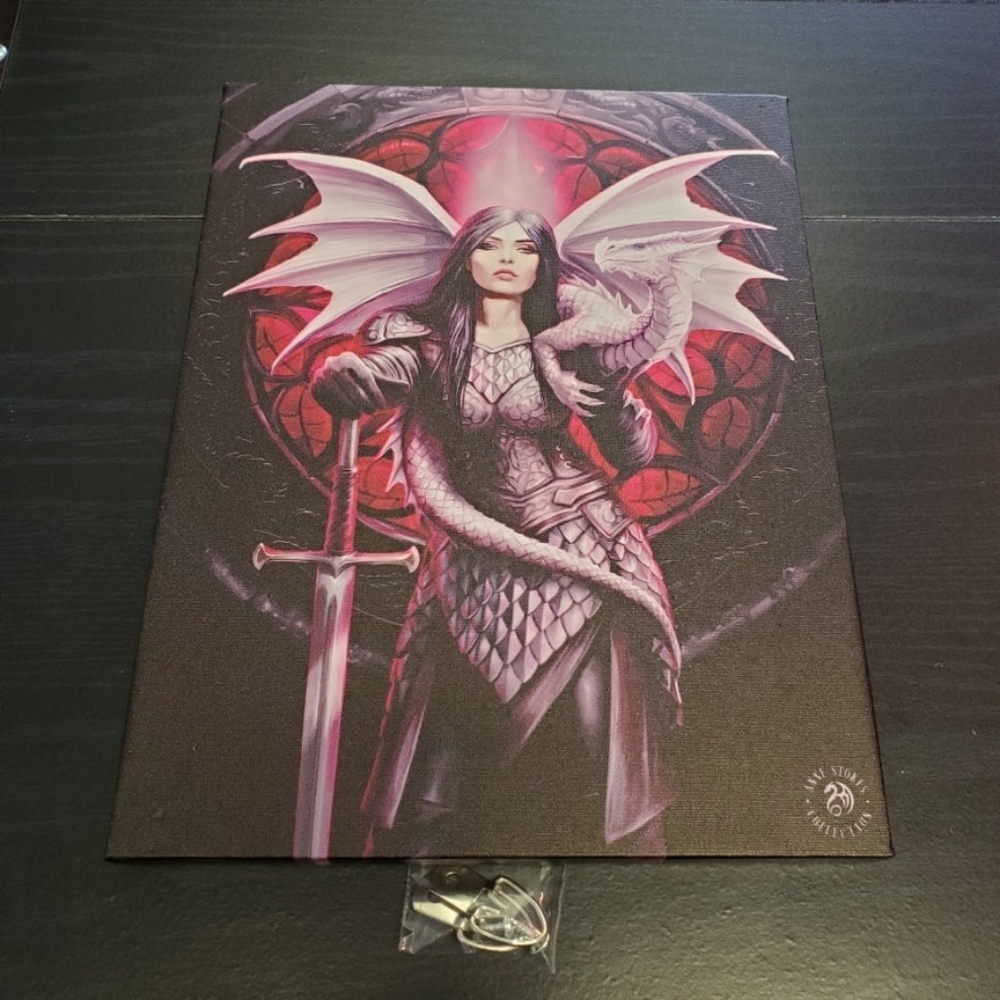 Valour Canvas Print - Anne Stokes Collection - Picture 2 of 2